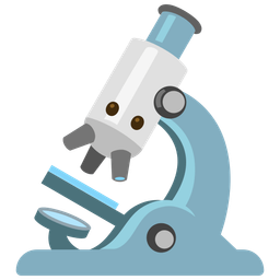microscope and face without mouth