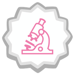 microscope and fish cake with swirl