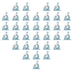 microscope and heart suit