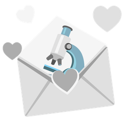 microscope and love letter