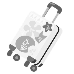 microscope and luggage