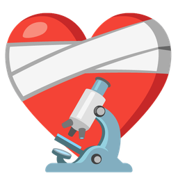 microscope and mending heart