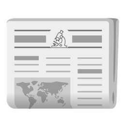 microscope and newspaper