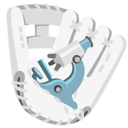 microscope and softball