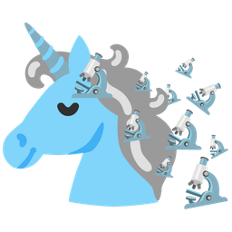 microscope and unicorn