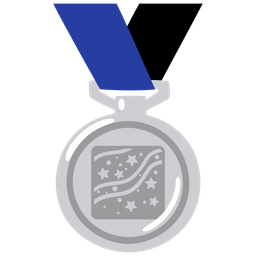 milky way and 2nd place medal