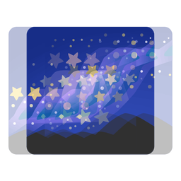 milky way and beating heart