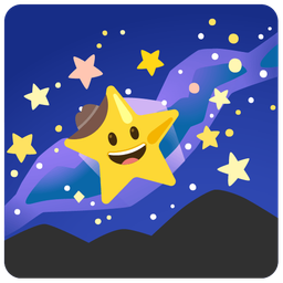 milky way and cowboy hat face