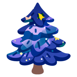 milky way and evergreen tree