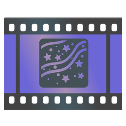 milky way and film frames