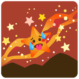 milky way and hot face