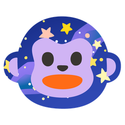 milky way and monkey face