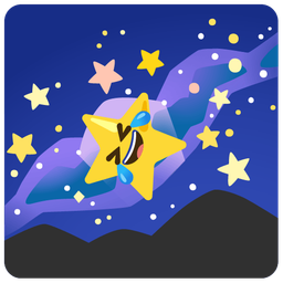 Milky way and Rolling on the floor laughing