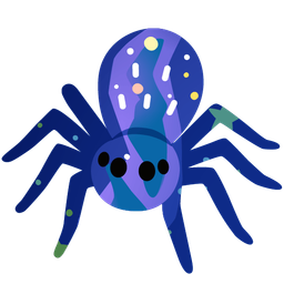 milky way and spider