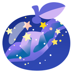 milky way and tangerine