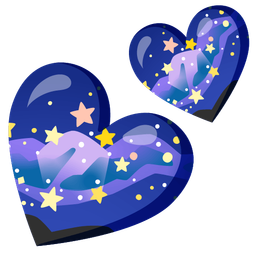 milky way and two hearts