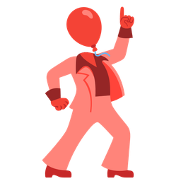 mirror ball and balloon