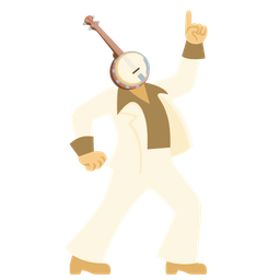 mirror ball and banjo