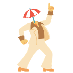 mirror ball and beach with umbrella