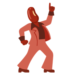 mirror ball and beans