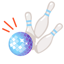 mirror ball and bowling