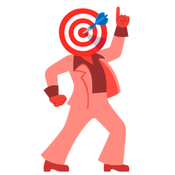 mirror ball and bullseye