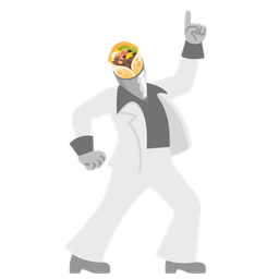 mirror ball and burrito