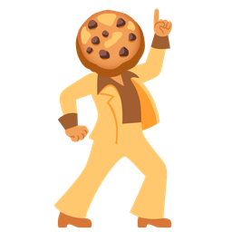 mirror ball and cookie