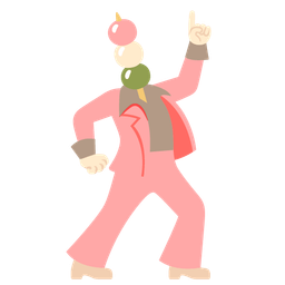 mirror ball and dango