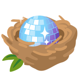 mirror ball and empty nest