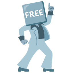 mirror ball and FREE button