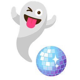 mirror ball and ghost