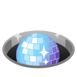 mirror ball and hole
