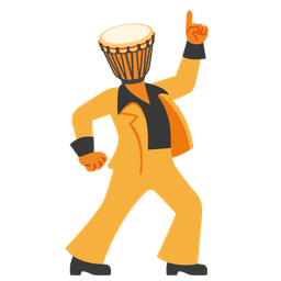 mirror ball and long drum