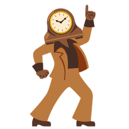 mirror ball and mantelpiece clock