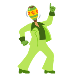 mirror ball and maracas