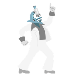 mirror ball and microscope