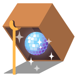 mirror ball and mouse trap