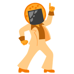 mirror ball and rice cracker