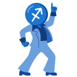 mirror ball and Sagittarius