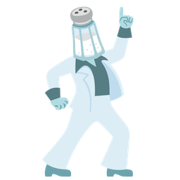 mirror ball and salt