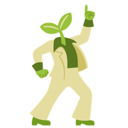 mirror ball and seedling