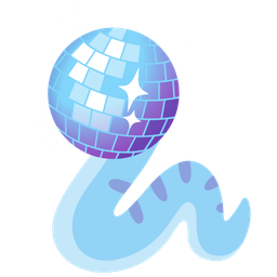 mirror ball and snake