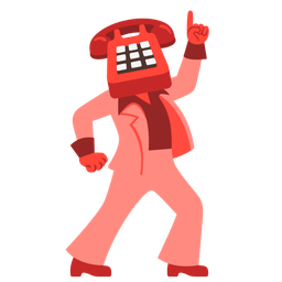 mirror ball and telephone