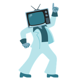 mirror ball and television