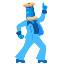 mirror ball and thread