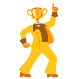 mirror ball and trophy