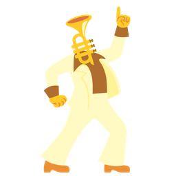 mirror ball and trumpet