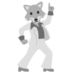 mirror ball and wolf