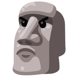 moai and angry face